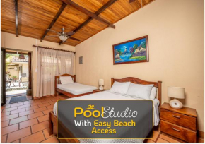 Charming Studio with Pool & Beach Access